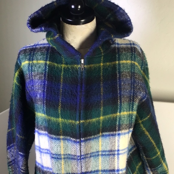 Vintage Westaway & Westaway 100% Pure Lambswool Green Scottish Sweater Vest Sz L - Picture 1 of 11